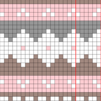 Fairisle Yoke for Pink Sweater