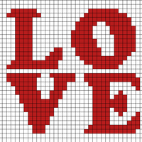 Love Tunisian Crochet Chart