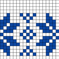blue snowflakes