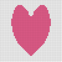 baby heart blanket