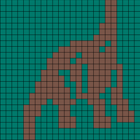 Mini brontosaurus 
