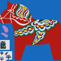 Dalahäst Trimmed edges