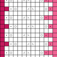vine lace chart knittingstitchpatterns