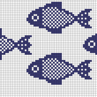 Copy of Copy of Copy of Blue Fish Chart Knitting