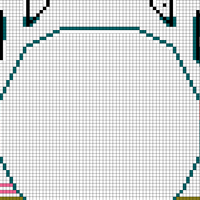 fixed strikk neckline