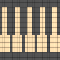 Piano Fingerless Gloves