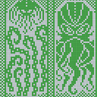 Cthulu chaussettes 64m