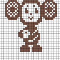 Cheburashka Sock