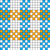Tartan color block