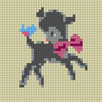 Lamb, bird and bow