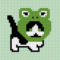 Copy of Copy of Copy of cat with frog hat