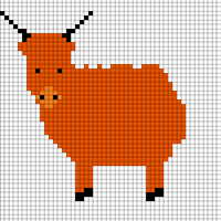 Cushion Highland Coo