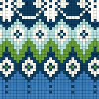 shield maiden - chart 2 yoke - mum 3 colorway - scrambled