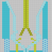 Copy of  Tryzub 6 shorter reverse stockinette
