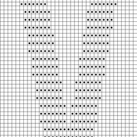 Letter V Charted