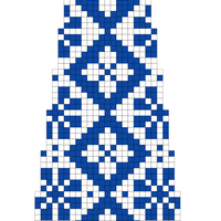 blue white sock