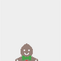 Copy of Gingerbread Man Christmas Stocking