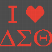 Copy of Copy of I Heart Delta Blanket