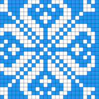 Curled Ends Flower Blanket
