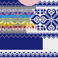 rainbow fair isle
