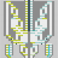 Wheat Narrow Chevron Plain Sword