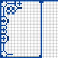 Blue and White