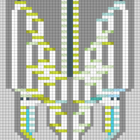 2 Wheat Wider Base Chevron Plain Sword 