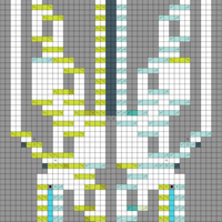 4 Letter DeGen Purl In-Fill Wheat Chevron Plain Sword