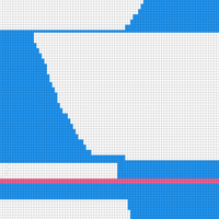 Copy of Gradational partial knit