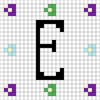 'E'