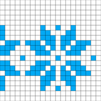 Small Snowflake for hat
