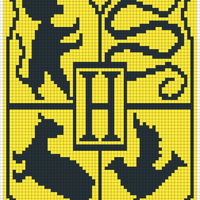 Harry Potter Potholder - double knit #2