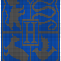 Harry Potter Potholder - double knit #3