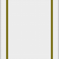 Mid-century geometric placemat - double knit #3