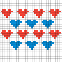 Hearts for onesie