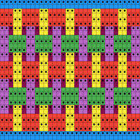 W/ color holes Milk Cotton Ace