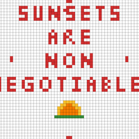sunsets are