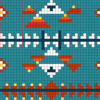 Pendleton Cowel Turquoise 3 color