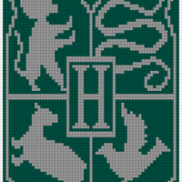 Harry Potter Potholder - double knit #4