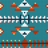 Copy of Pendleton Cowel Turquoise 3 color 