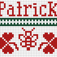 Bee and Shamrock stocking
