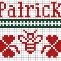 2 Bee and Shamrock stocking