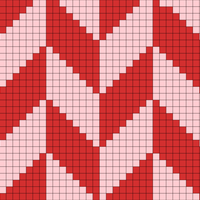 parallelogrammes rouges et roses