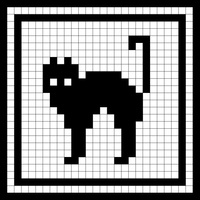 Papel picado Gato
