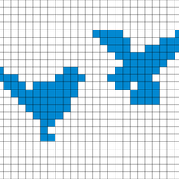 test bird flying