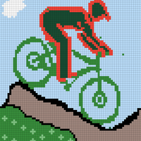 Copy of mountain biking pillow