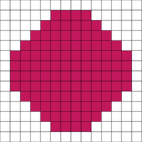 Circle intarsia