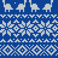 Copy of Copy of Dinosaur Fair Isle Hat