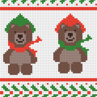 Copy of Bear Christmas Stocking