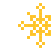 16 x16 snowflake